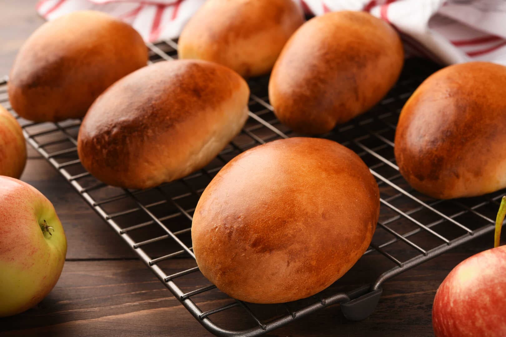 Caramelized doughnuts Cooked