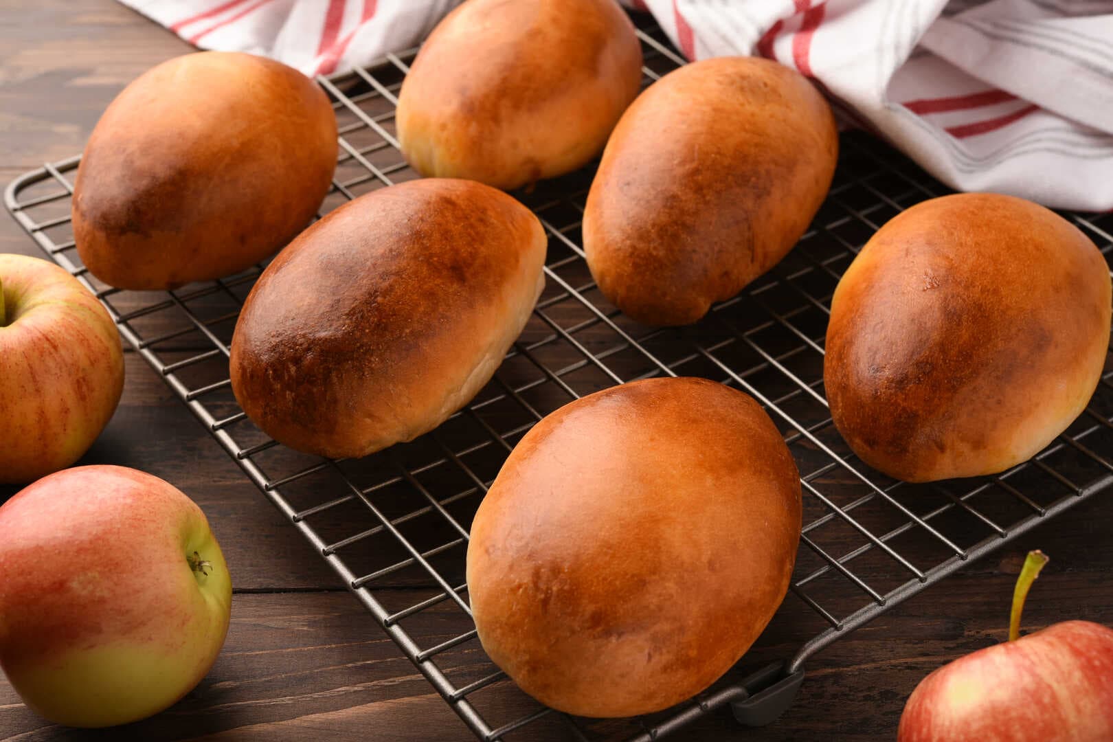 Caramelized doughnuts Cooked