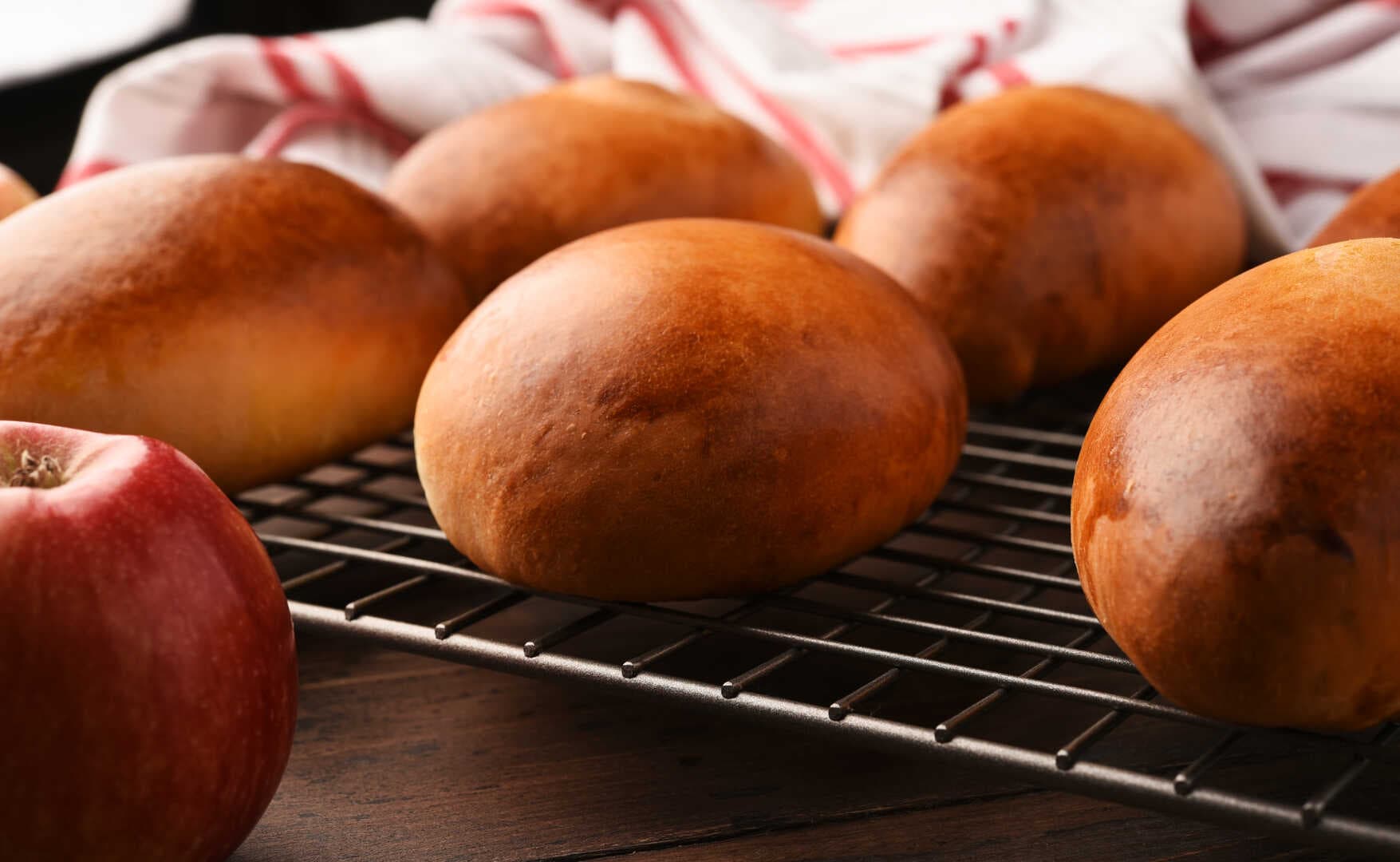 Caramelized doughnuts Cooked