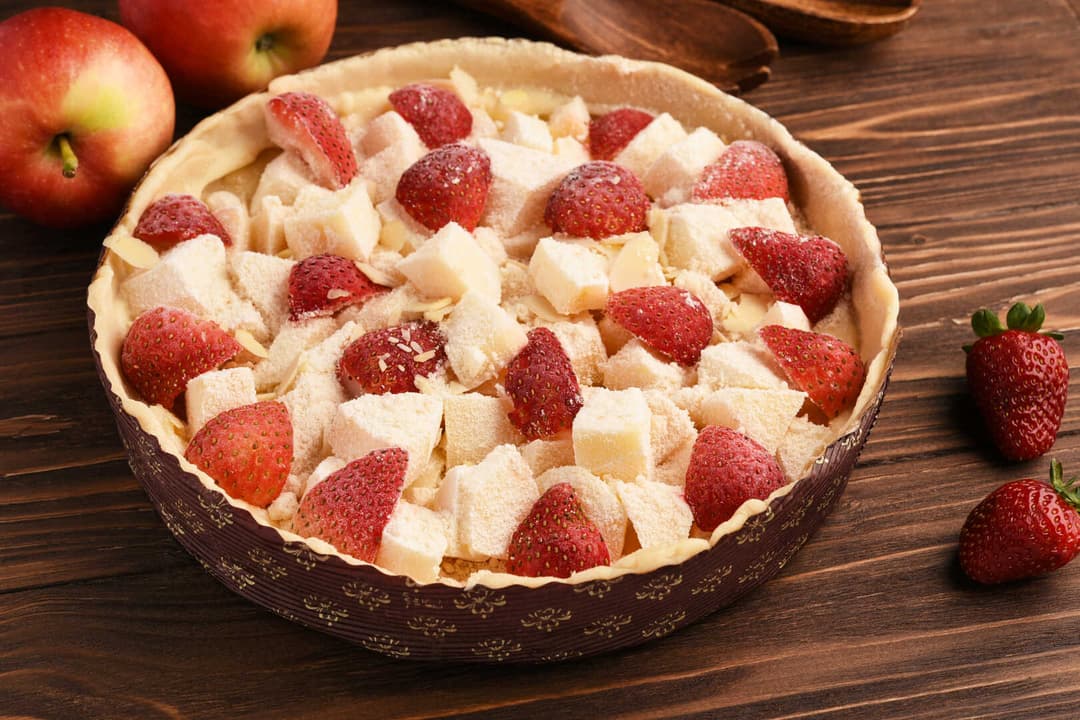 Pie Strawberry apple big Frozen